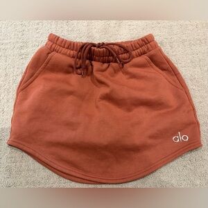 ALO Yoga Women's Terracotta Short Skirt (Skort)